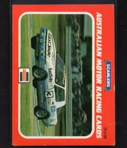 PETER FITZGERALD 1986 Scanlens Racing Rookie RC Card #19 PSA - Picture 1 of 2