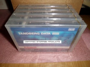 NEW 5PK Tandberg Data 431647 Tape Cartridge MLR-3 SLR50/MLR3 25GB/50GB 12096 LOT - Picture 1 of 1