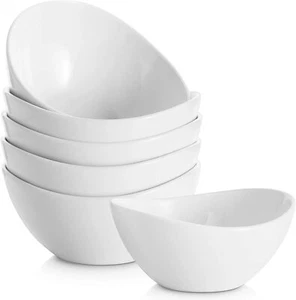 6pcs Porcelain Serving Bowls Salad Bowl Set Pasta Bowls Set Fruit Vegetable Bowl - Picture 1 of 26