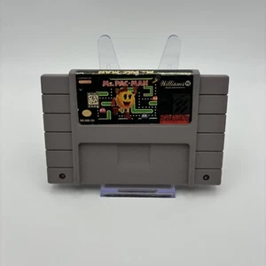 MS Pac Man (1982) SNES Super Nintendo Original Import **Cartridge Only** - Picture 1 of 9
