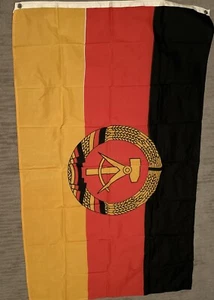 Original DDR GDR East German Flag Insize Double Sided. 3'x5'. New - Picture 1 of 1