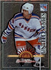 1997-98 LEAF INTERNATIONAL #34 PAT LAFONTAINE NEW YORK RANGERS
