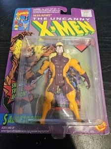 ToyBiz Marvel Uncanny X-Men Sabretooth 1993 W/card Marvel Evil Mutants NIP - Picture 1 of 11