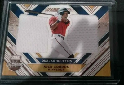 2018 Elite Extra Edition Nick Gordon Dual Relic 034/199 Twins - Image 1 of 2
