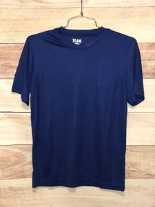 Lot 5 Team 365 Boys Shirts Size 10/12 M Royal Blue Short Sleeves Polyester LBB76 - Picture 1 of 5