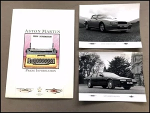 1989 Aston Martin Lagonda Virage Media Brochure Catalog Press Kit - Photo Set - Picture 1 of 8