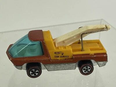 Hot Wheels Redline Brown Cooper TOW SERVICE  heavyweights Excellent - Image 1 of 4