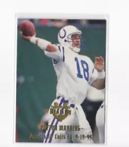 PEYTON MANNING 2000 CARTA INSERTO SPECIALE EDGE-PEYTON MANNING DESTINY da collezione - Foto 1 di 24