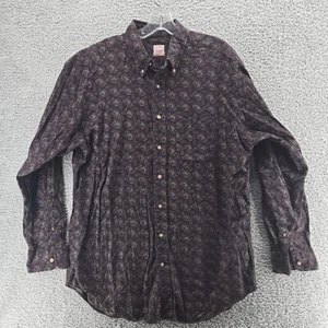 Vintage Brooks Brothers Vogel Paisley Hemd Herren Large Langarm Button Down - Bild 1 von 7
