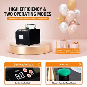 Air Blower Lagenda B231 Portable Electric Balloon Pump Balloon Inflator Party - Picture 1 of 19