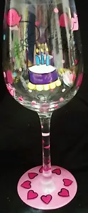 B-DAY GIRL WINE/CHAMPAGNE GLASS - Picture 1 of 6