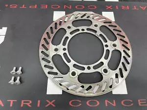 2005 Kawasaki KX250 OEM Front Brake Disc Rotor + Hardware 41080-1516 Good! 03-05 - Picture 1 of 6