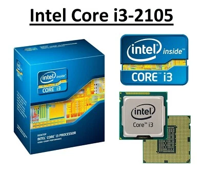 Intel Core i3-2105 SR0BA Dual Core Processor 3.1 GHz, Socket LGA1155, 65W CPU - Image 1 of 4