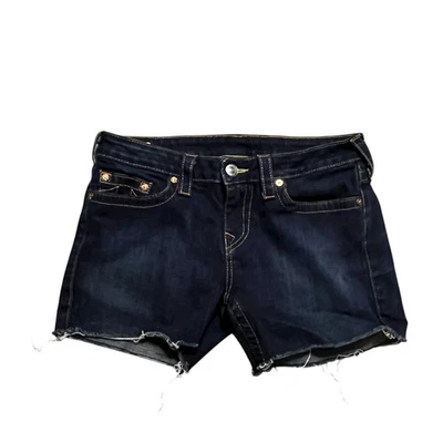 Pantalones Cortos de Jean True Religion Stella Corte Talla 32 Hechos en EE. UU. Foto 1 de 4