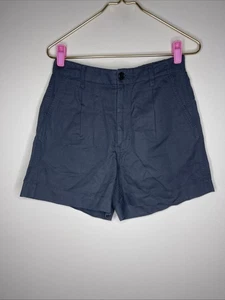 Neu Alex Mill plissierte Damenshorts in Twill gewaschen schwarz Größe 6 - Bild 1 von 9