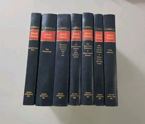 7 Volume Set The Complete Novels of Mark Twain (Sam Clemens) Nelson Doubleday - Bild 1 von 5