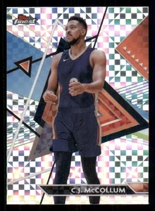 2023-24 Finest Checkerboard Refractors #141 C.J. McCollum UC - Picture 1 of 2