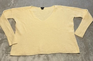 Theory Randelle Loryelle Women SZ S VNeck Sweater 100% Wool Soft Luxury Pullover - Picture 1 of 8