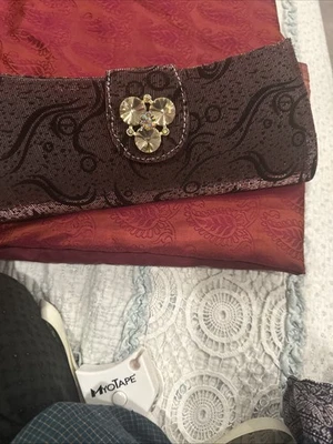 V Beautiful Purple Color Party Clutch Bag with Stones for Women - Image 1 of 4