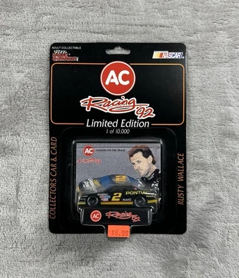 Rusty Wallace #2 Pontiac 1/64 Die Cast Nascar AC Racing Champions 1992 New - Image 1 of 3