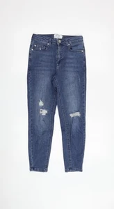 Miss Selfridge Women's Blue Distressed Skinny Jeans Size 6 - Picture 1 of 12