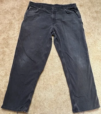 Carhartt Pants Mens 42 X 32 Black Loose Fit Utility Workwear Carpenter B159 BLK - Image 1 of 4