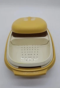 Vaporiera vintage Tupperware per verdure 4 pezzi raccolta oro 1273-4 1274-2 retrò - Foto 1 di 5