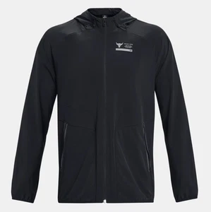 Under Armour UA Project Rock Giacca Tessuto Inarrestabile Nero Uomo XL 1380538 - Foto 1 di 6