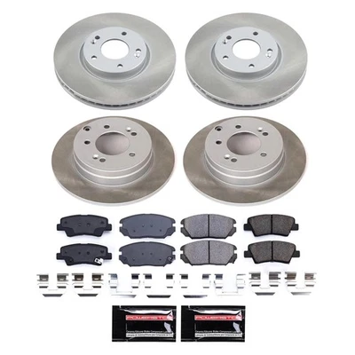 PowerStop SC9061 Disc Brake Kit For Hyundai Sonata 2009-2010 Front Rear - Изображение 1 из 4
