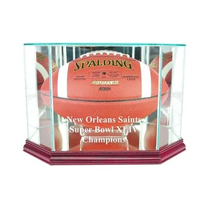 New Orleans Saints Super Bowl Champion Glas Fußball Vitrine kostenloser Versand UV - Bild 1 von 5