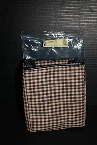 Divisor de papelera de almacenamiento rectangular Longaberger divisor en cheque caqui - NUEVO - Imagen 1 de 1
