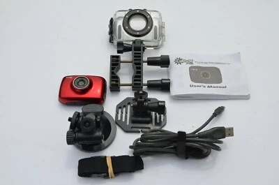 Gear-Pro High-Definition Sport Action Camera,720p - RED  FOR PARTS !!!!!! - Image 1 of 2