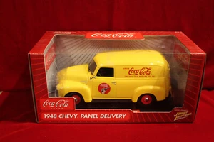JOHNNY LIGHTNING 1:24 COCA COLA 1948 CAMION DA PANNELLO CHEVY, COME NUOVO. CONDIZIONI PERFETTE - Foto 1 di 8