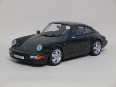 PORSCHE 911 964 CARRERA 4 1992 VERDE GREEN MET LiMiTED EDiTiON 200 PC NOREV 1/18 - Immagine 1 di 4