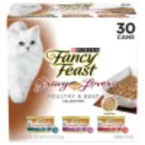 Purina Fancy Feast Gravy Lovers Poultry and Beef Gourmet Cat Food Gravy Recipe - Picture 1 of 6