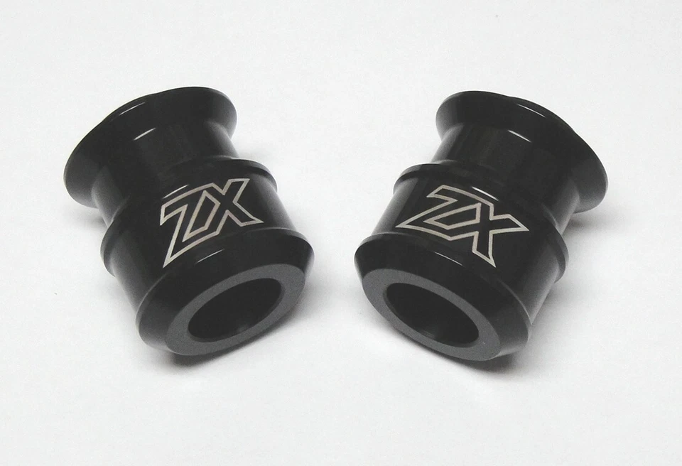Carretes deslizantes Ano Billet NEGRO grabados personalizados ZX6R 636 ZX10R ZX12R ZX14 Foto 1 de 1