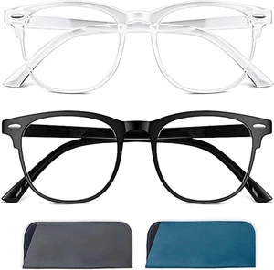 Occhiali Luce Blu Donna E Uomo Set 2 | Occhiali Luce Blu Uomo | Occhiali per Com - Foto 1 di 12