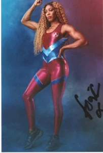 GLADIATORS/ATHLETICS: MONTELL DOUGLAS 'FIRE' SIGNED 6x4 PORTRAIT PHOTO+COA - Picture 1 of 1