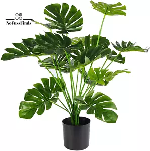 28" Fake Plants Large Artificial Floor Faux Plants Indoor Tall for Home Office L - Picture 1 of 12