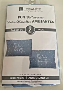 Elegance Collection - Fun Pillowcases - Queen - "Feeling Frosty" - NIP - Picture 1 of 2