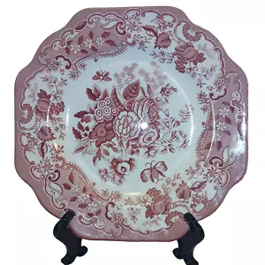 The Spode Archive Collection Piatto Rosa Blu Mirtillo 9,5" Usato Usato Usato Usato Usato in Ottime Condizioni Inghilterra - Foto 1 di 16