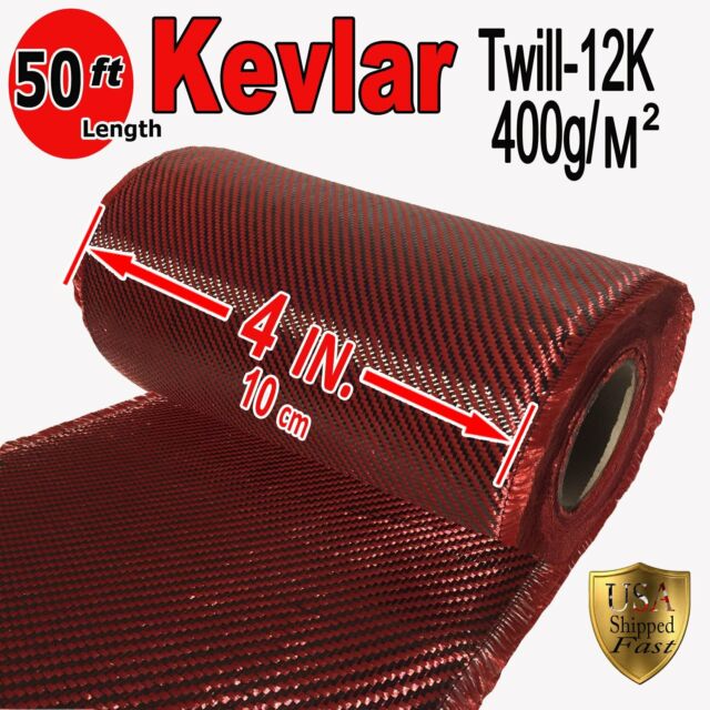 Carbon Fiber/Black Kevlar Fabric 2×2 Twill 3k 50″/127cm 5.5oz