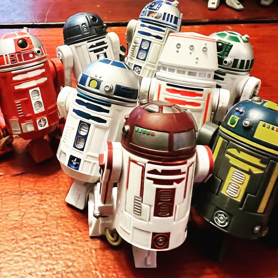 Lote de figuras de acción (8) droides Star Wars Astromech Droids 3 3/4" Foto 1 de 1