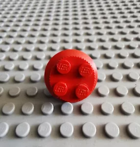 Lego treno treno treno locomotiva 12V 9V scanalature ruote pneumatici ruota asse 1 pz rosso P25 - Foto 1 di 3