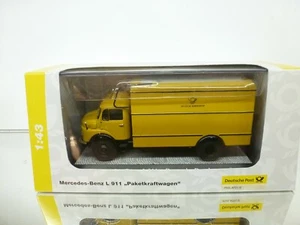 PREMIUM X 010463 MERCEDES BENZ L911 DEUTSCHE POST - YELLOW 1:43 - GOOD IN BOX - Imagen 1 de 8