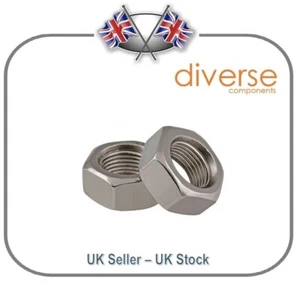 A2/304 Stainless Steel Left Hand/Reverse Thread Nuts DIN934 - Picture 1 of 1