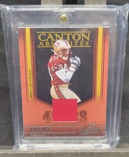 Jerry Rice 2006 Canton Absolutes Game Worn Material Jersey 41/150 Football Card!