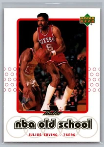 1999 Upper Deck Retro NBA Old New School #S4 Julius Erving Philadelphia 76ers - Bild 1 von 2