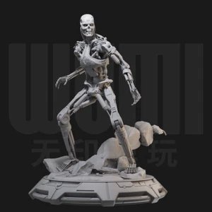 1/24 Mechanical Skull Terminator Scene Miniture Figure Doll Display Statue Model - Picture 1 of 6