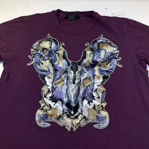DIESEL BLACK GOLD SCORPION DESIGNER TEE T SHIRT Mens S Purple - Picture 1 of 5